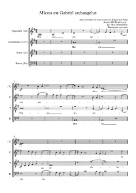 Missus est Gabriel archangelus