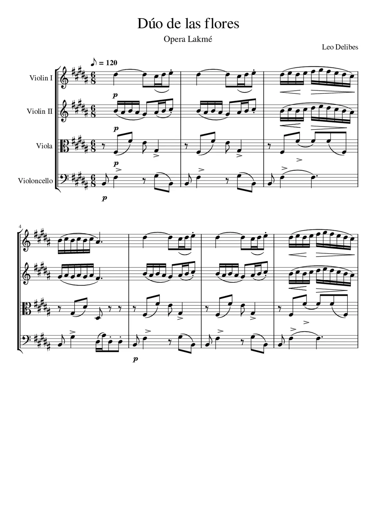 Lakmé - Page 1