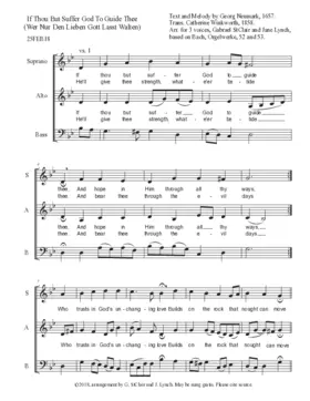 If thou but suffer God to guide thee