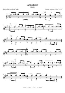 Andantino in G major