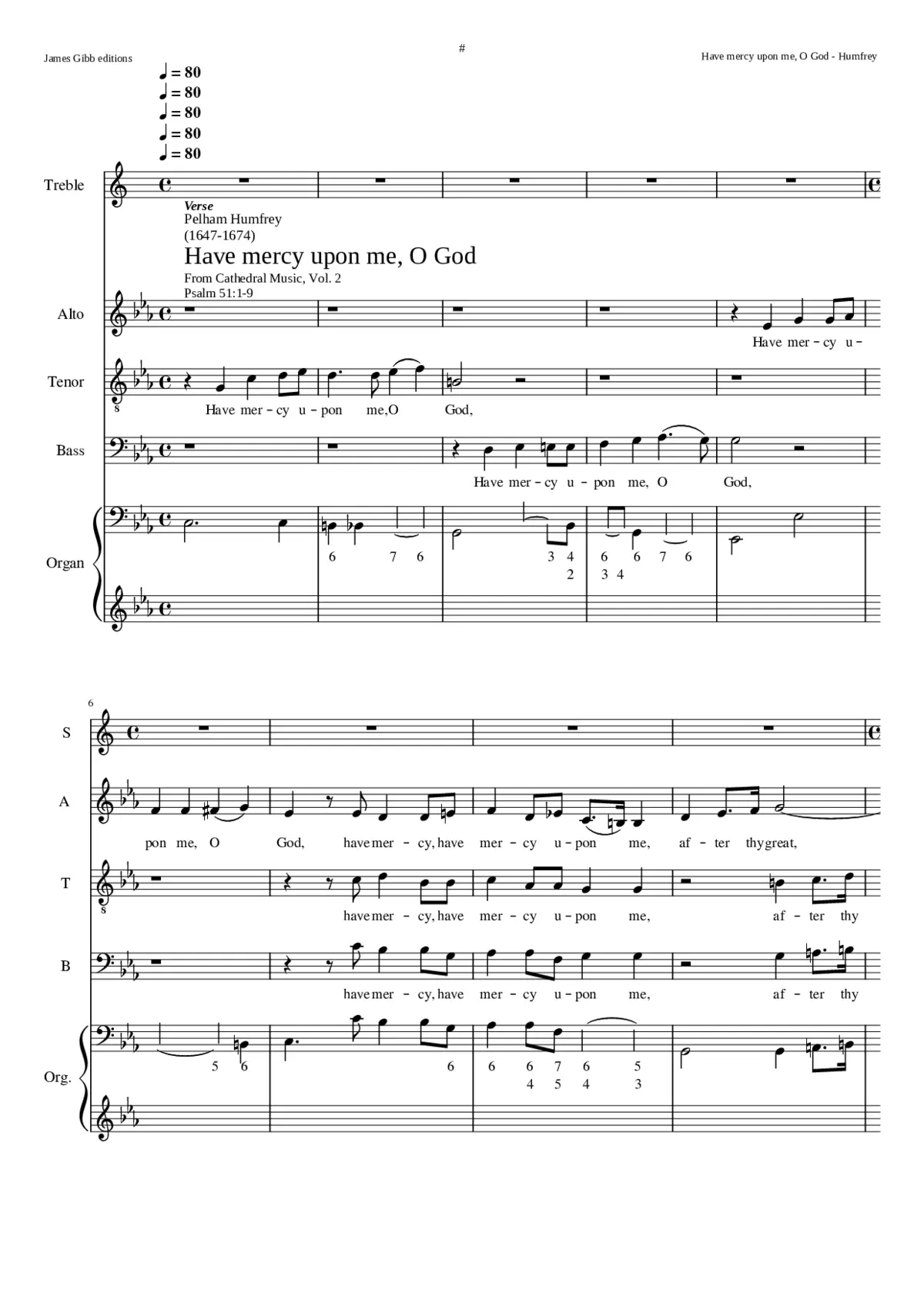 Have mercy upon me O God - Page 1