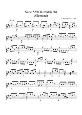 Suite No 14 1. Allemande