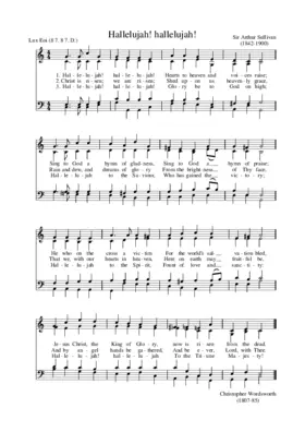 Hallelujah! hallelujah!