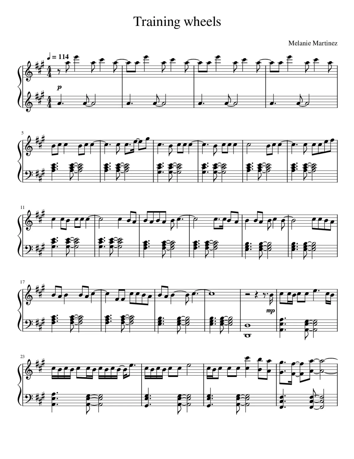 training wheels - Page 1