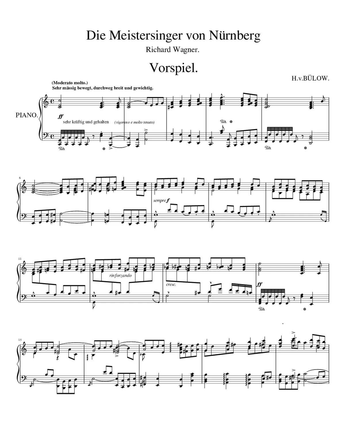 Die Meistersinger von Nürnberg WWV 96 - Page 1