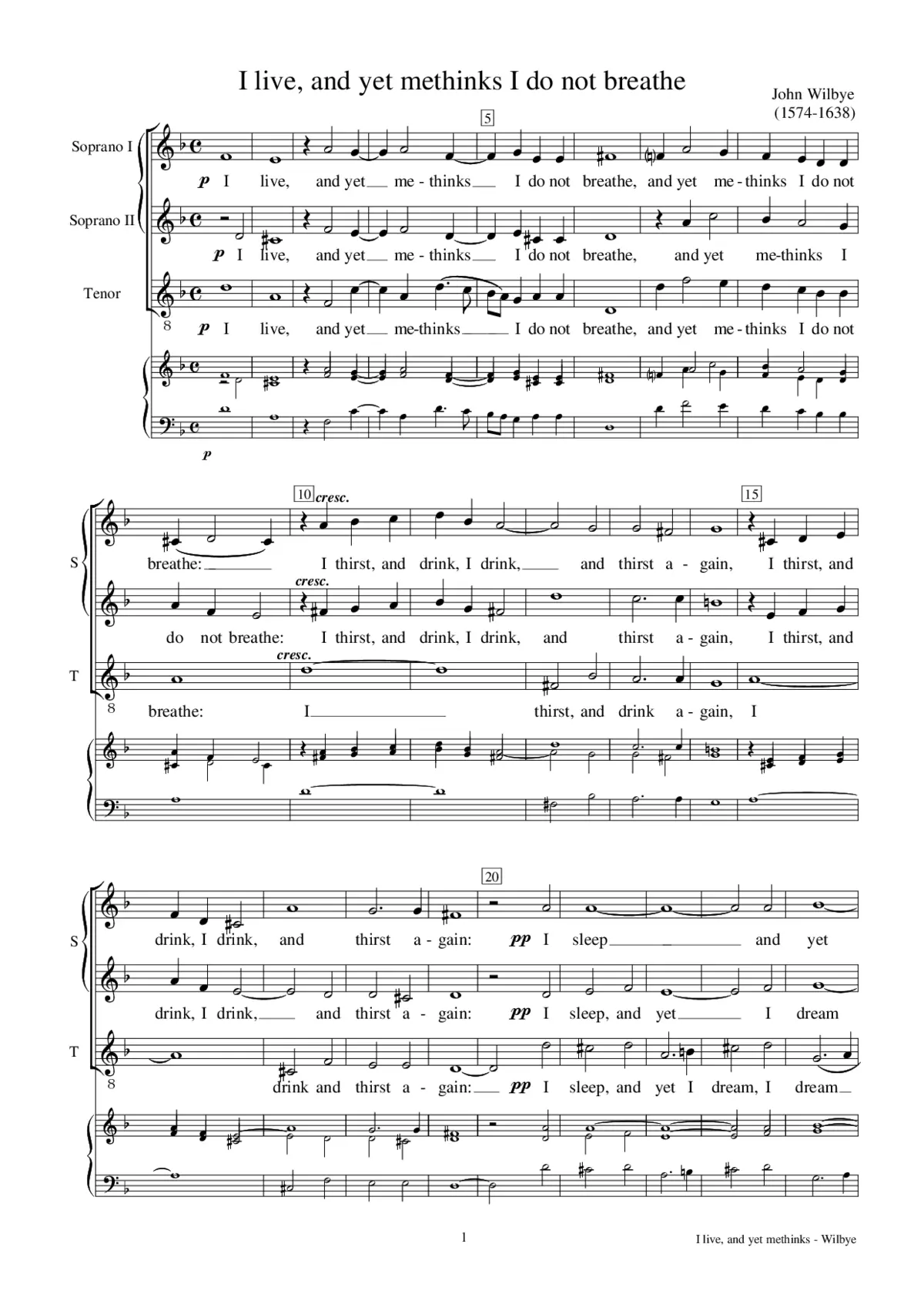 I live, and yet methinks I do not breathe - Page 1