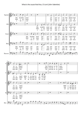 What is the cause that thou O Lord