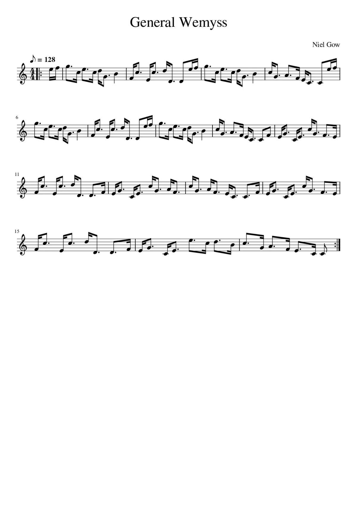 General Wemyss - Page 1