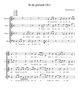 Si de present (4v.)