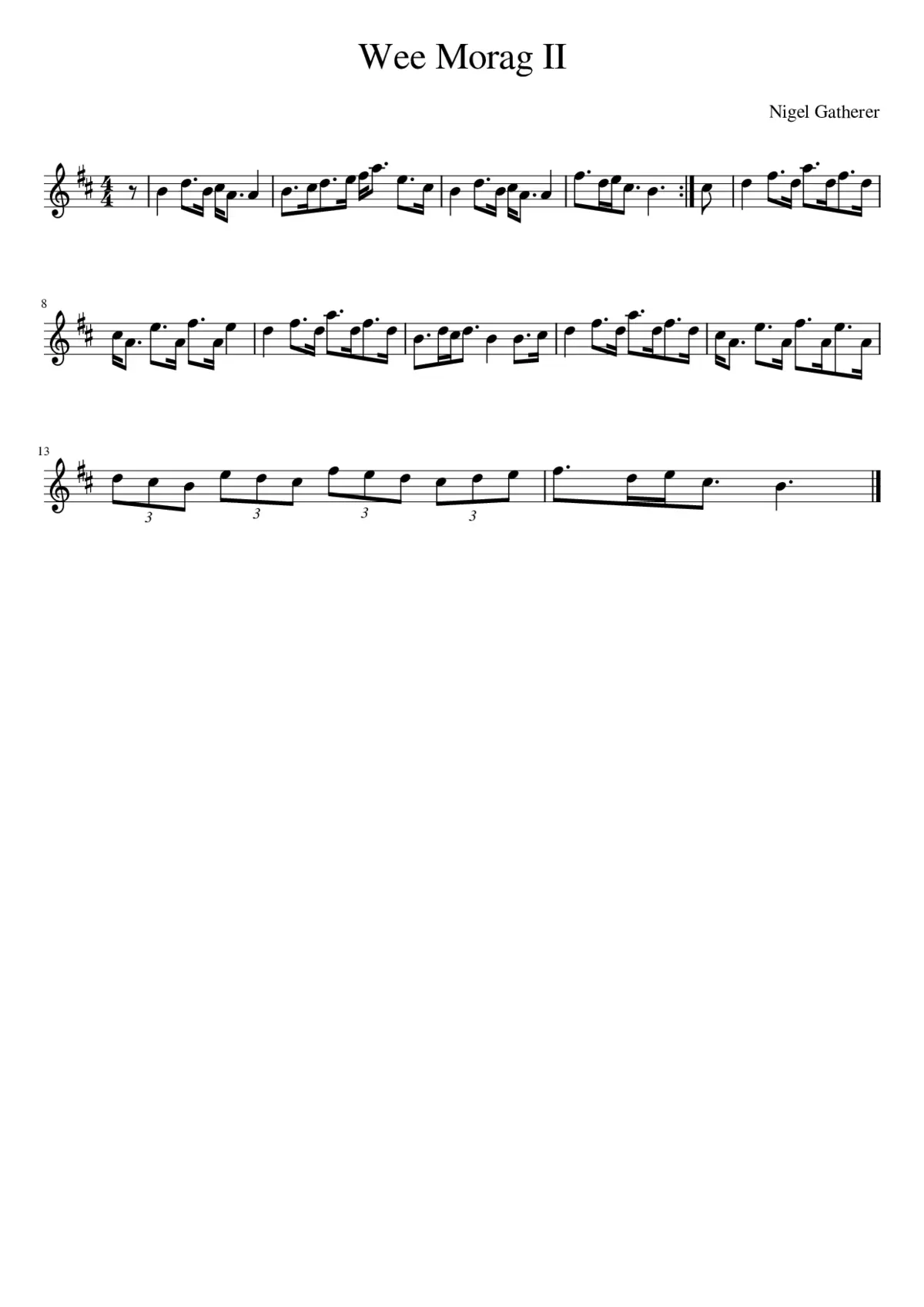 Wee Morag II - Page 1