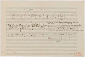 Fragment for piano