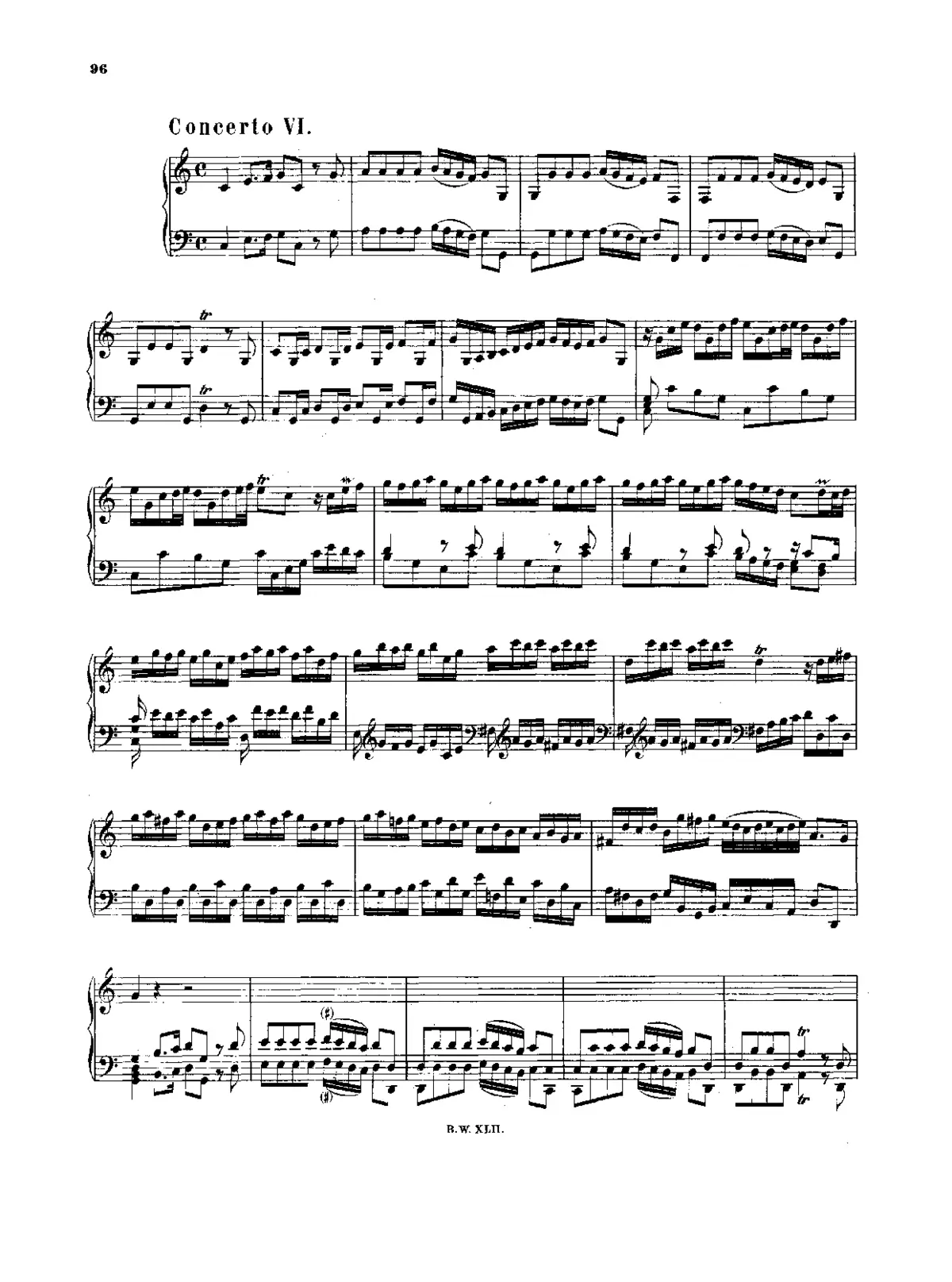 Keyboard Concerto in C major - Page 1