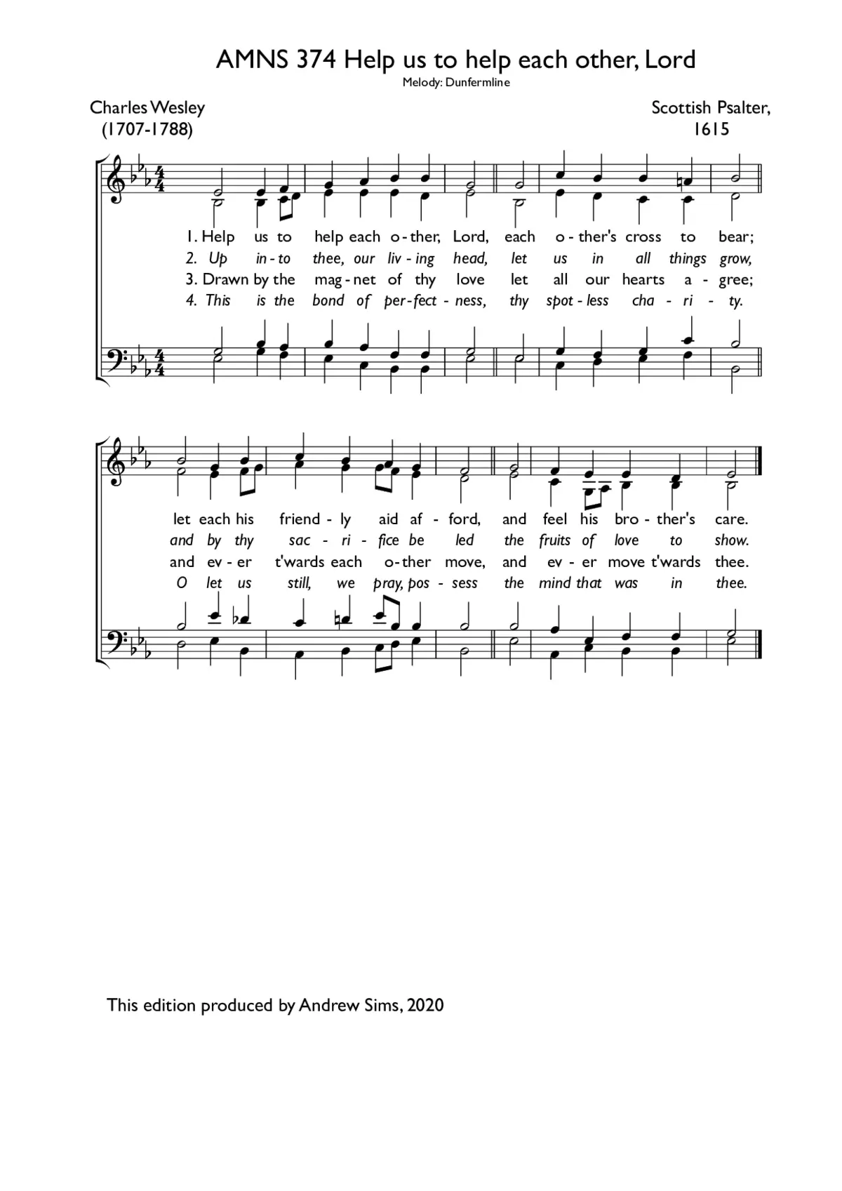 Help us to help each other, Lord - Page 1