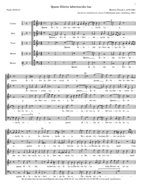 Quam dilecta tabernacula a 5