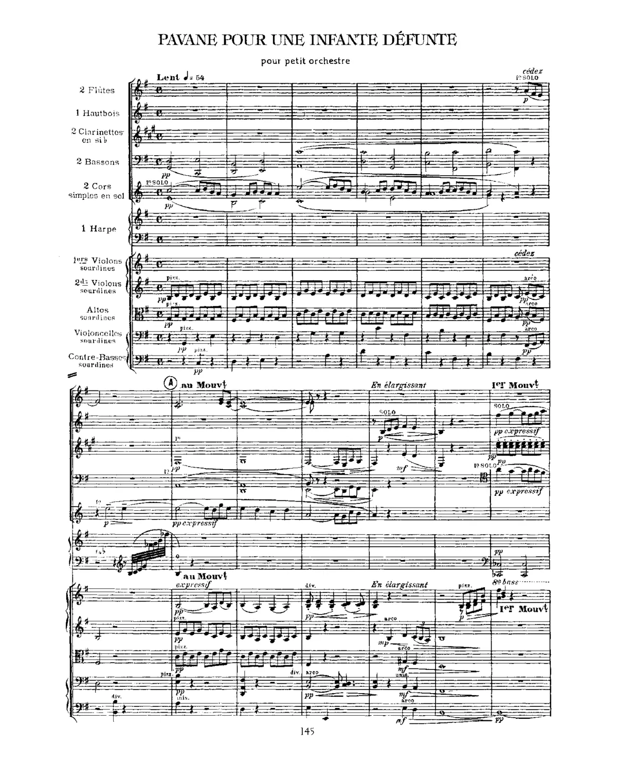Pavane pour une infante défunte - Page 1