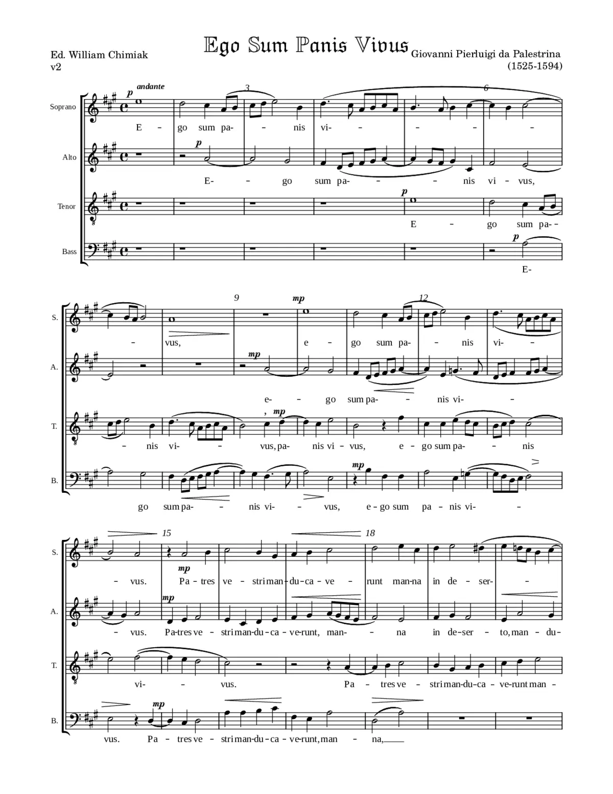 Ego sum panis a 4 - Page 1