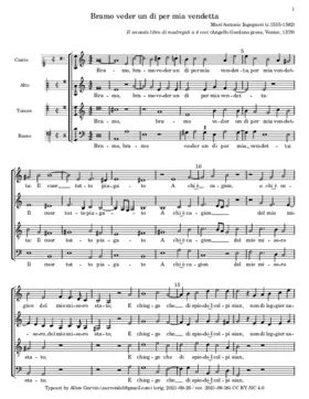 Bramo veder un dì per mia vendetta