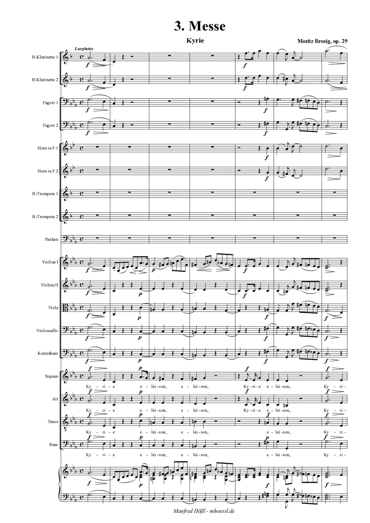 Dritte Messe, Op. 29/3 - Page 1