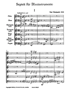 Septett für Blasinstrumente