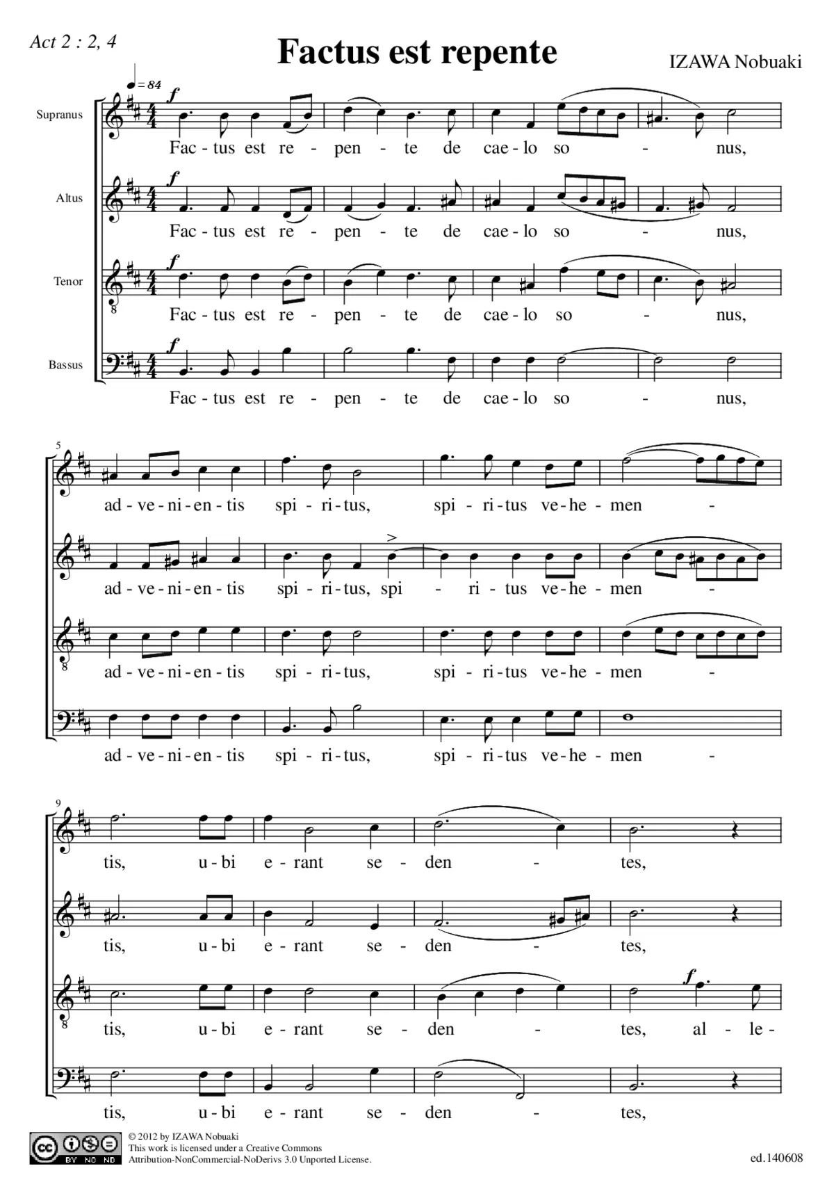 Factus est repente - Page 1