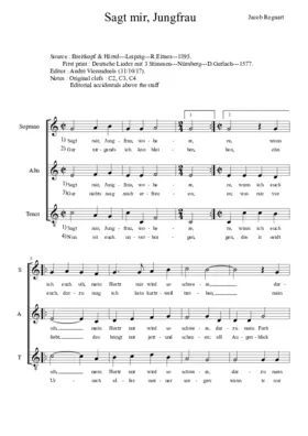 Sagt mir Jungfrau