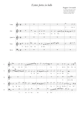 Estote fortes in bello