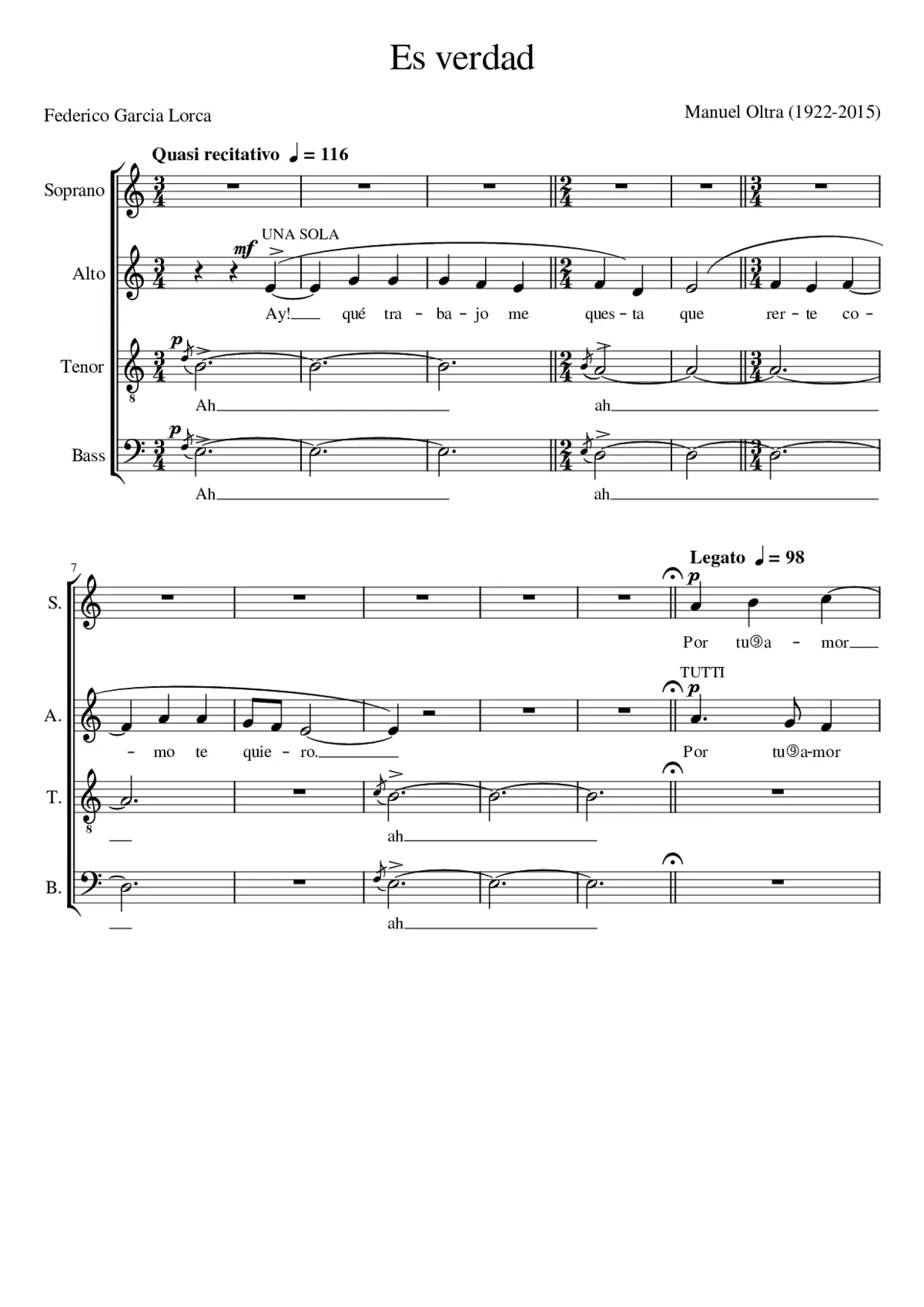 Tres Andaluzas 2 - Es verdad - Page 1