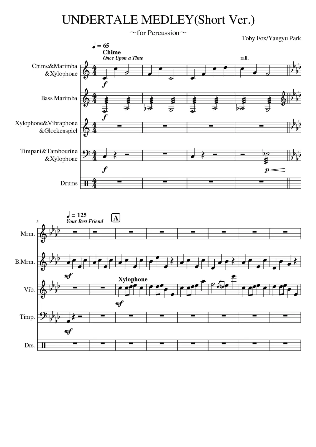 Megalovania - Page 1