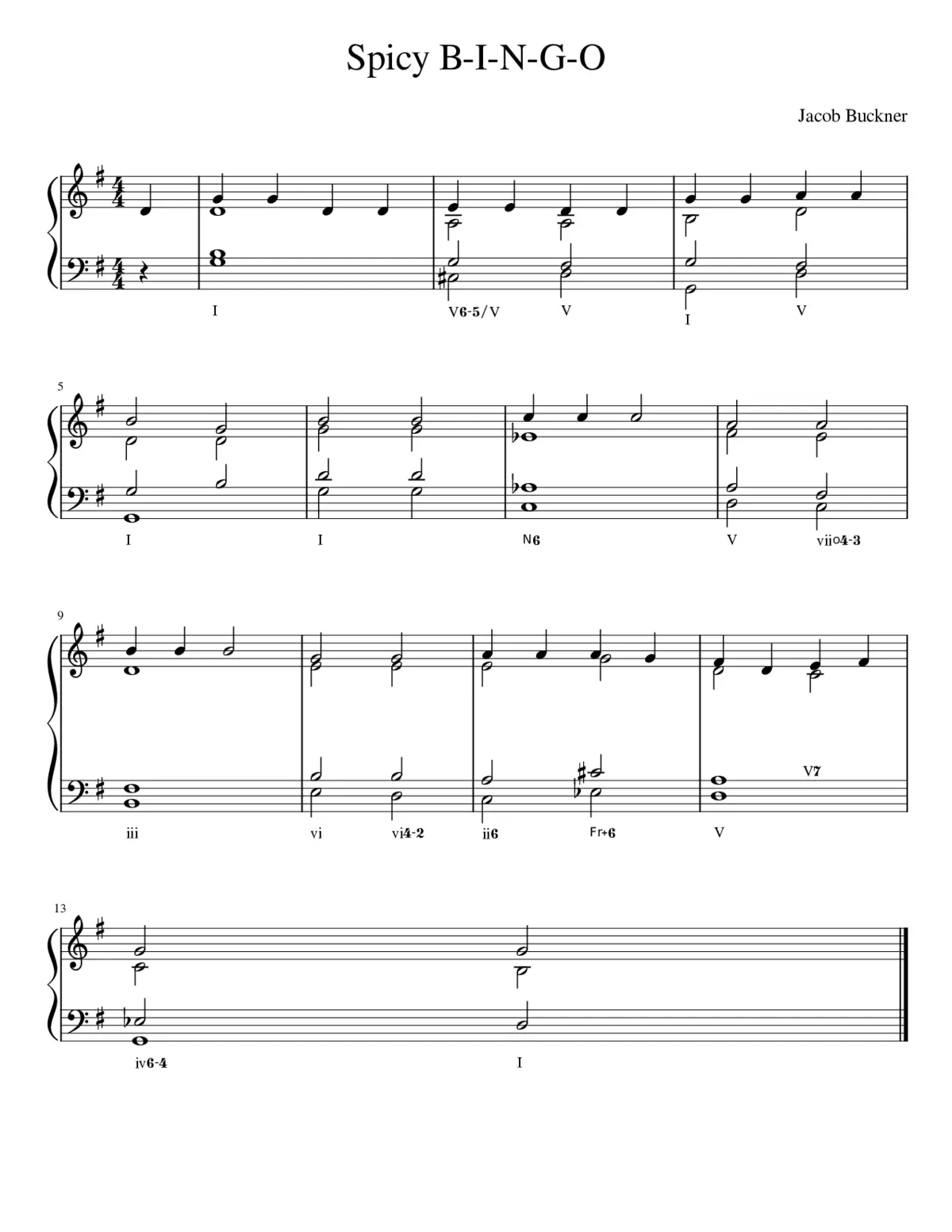 Jacob's Spicy Bingo - Page 1