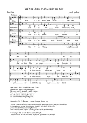 Herr Jesu Christ, wahr Mensch und Gott