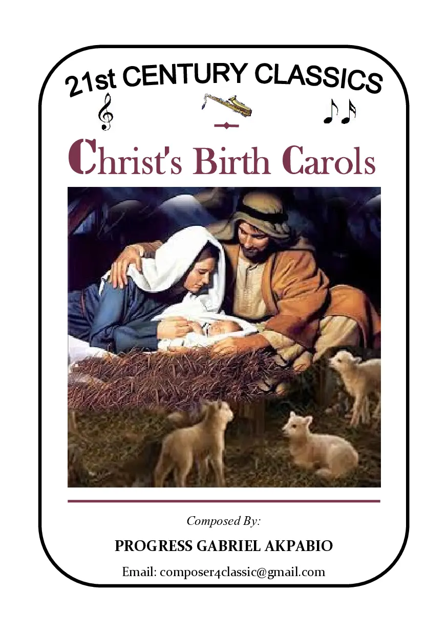 Christ's Birth Carols - Page 1