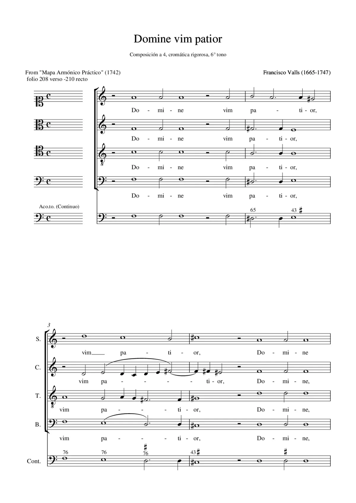 Domine vim patior - Page 1