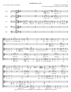 Perfidissimo volto ben lusata bellezza