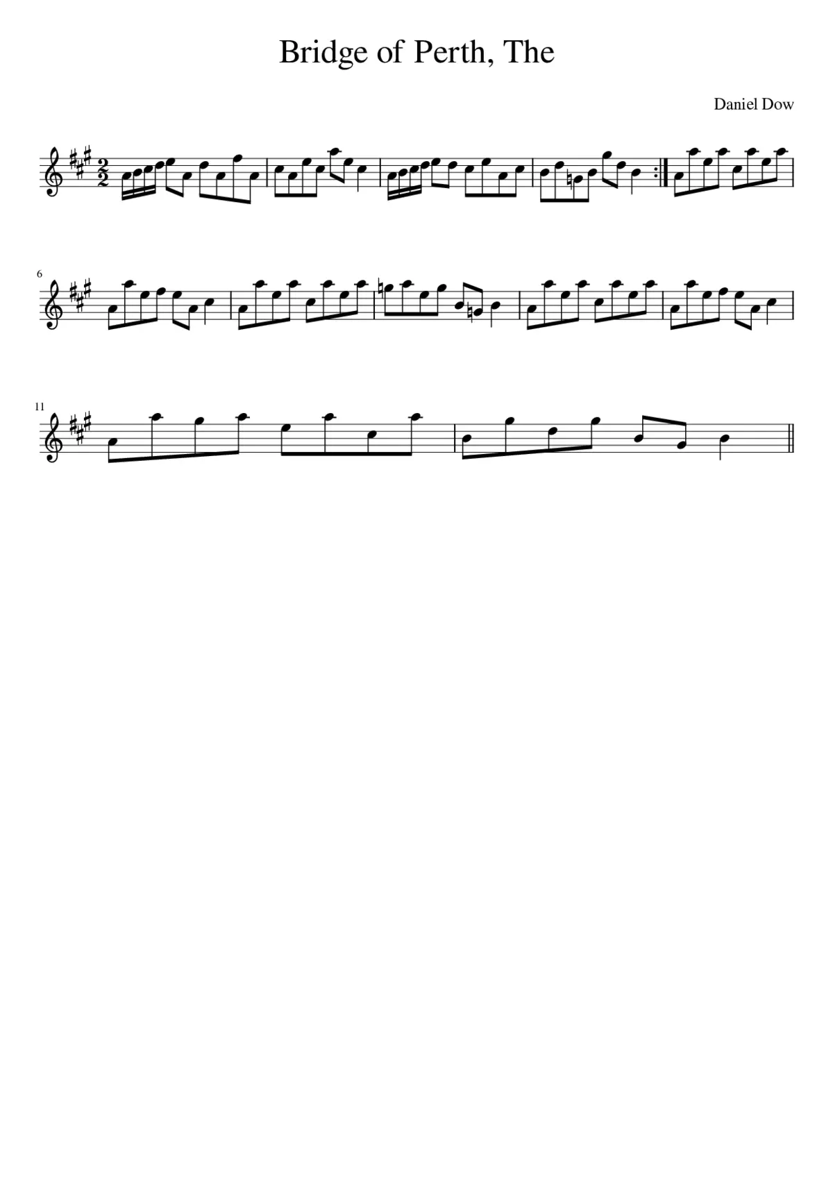 The Bridge of Perth - Page 1