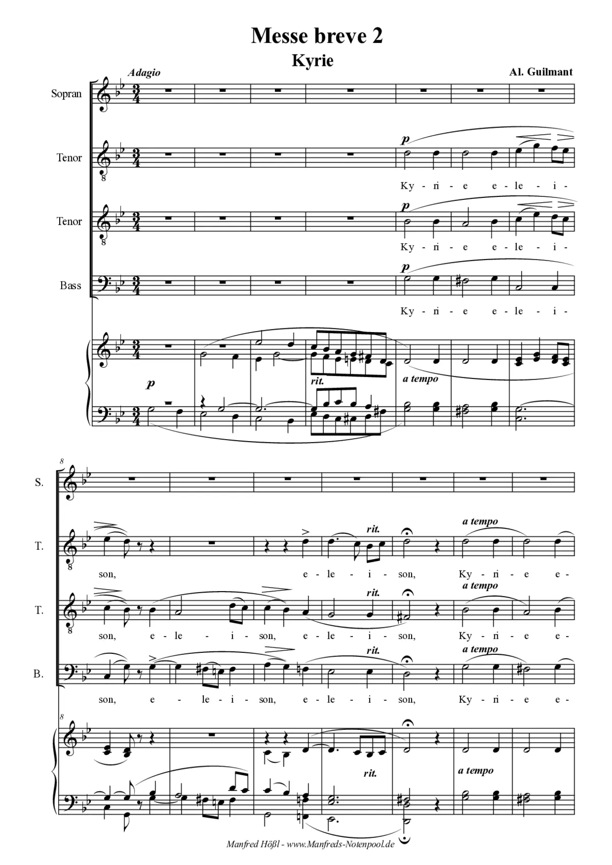 Messe brève - Page 1