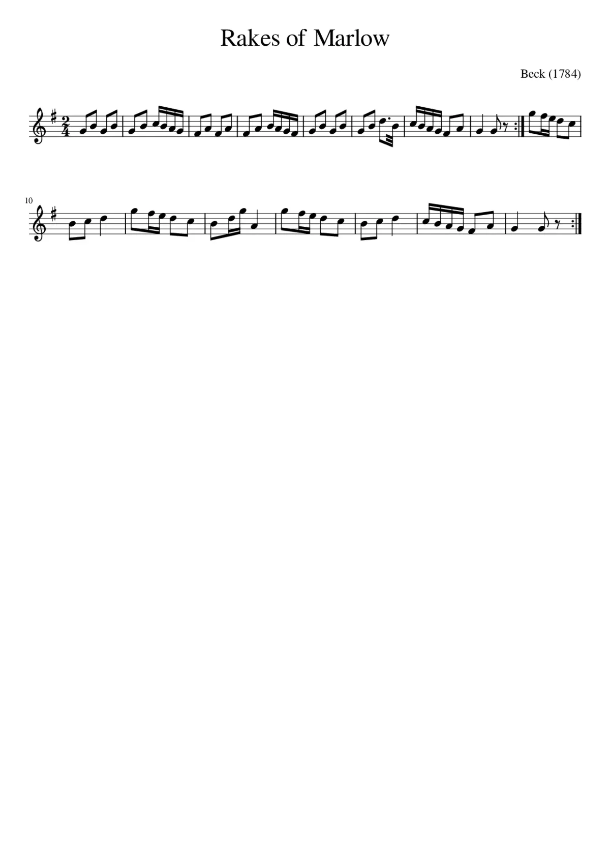 Rakes of Marlow - Page 1