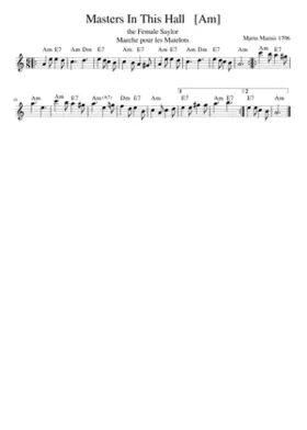 Masters in This Hall