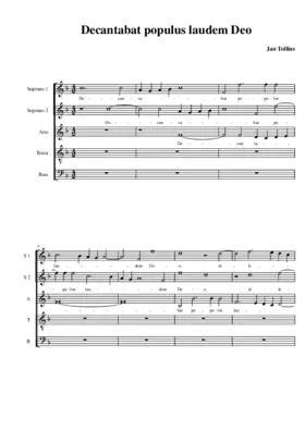 Decantabat populus laudem Deo