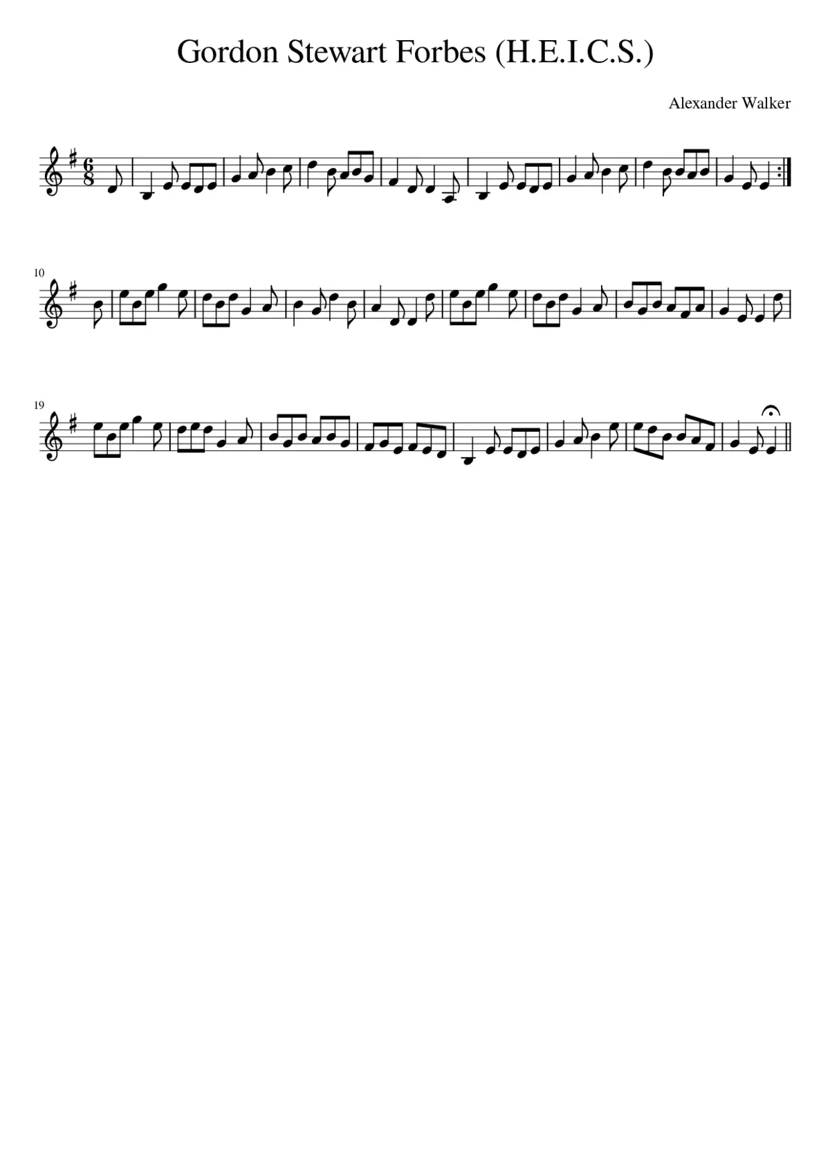 Gordon Stewart Forbes (H.E.I.C.S.) - Page 1