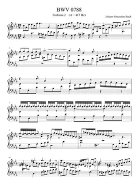 Sinfonia in C minor BWV 788