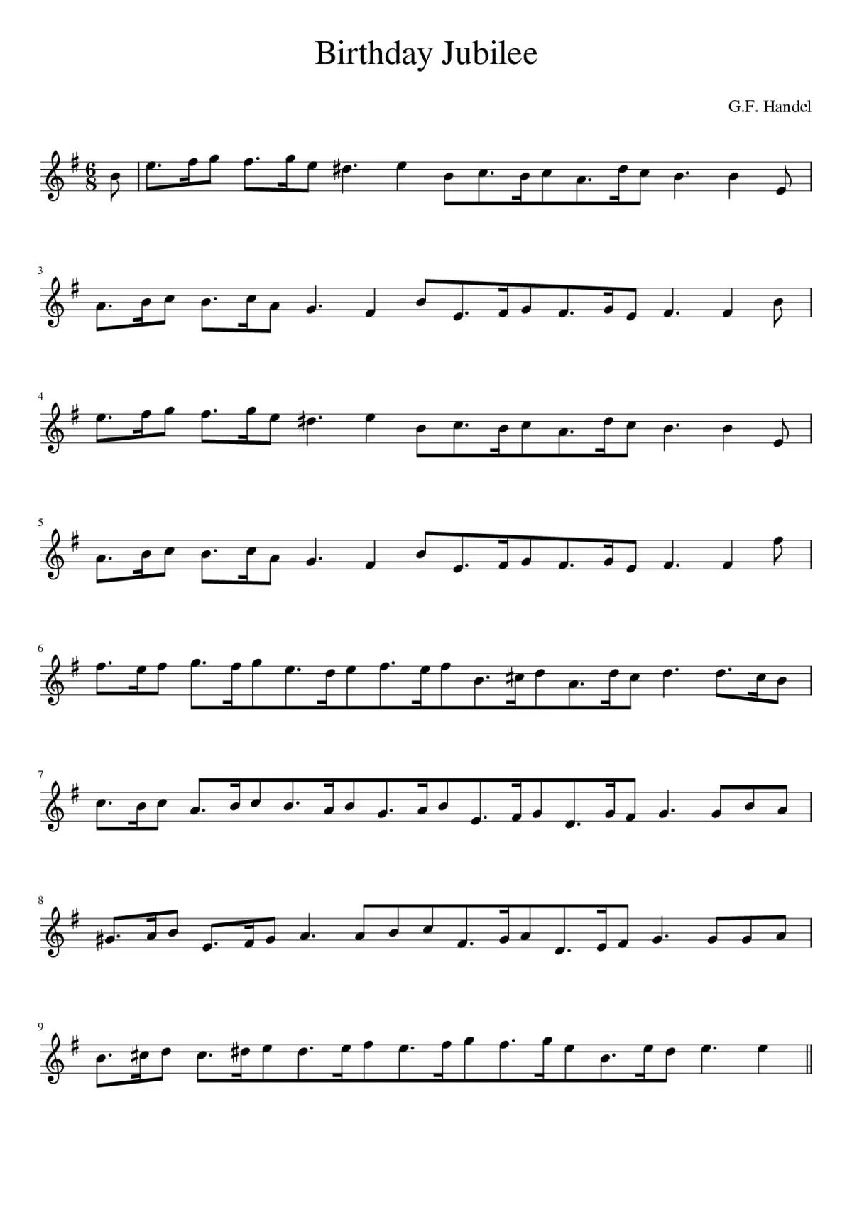 Birthday Jubilee - Page 1