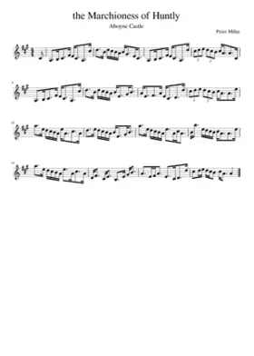 the Marchioness of Huntly