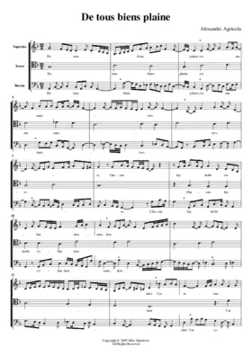 De tous biens plaine