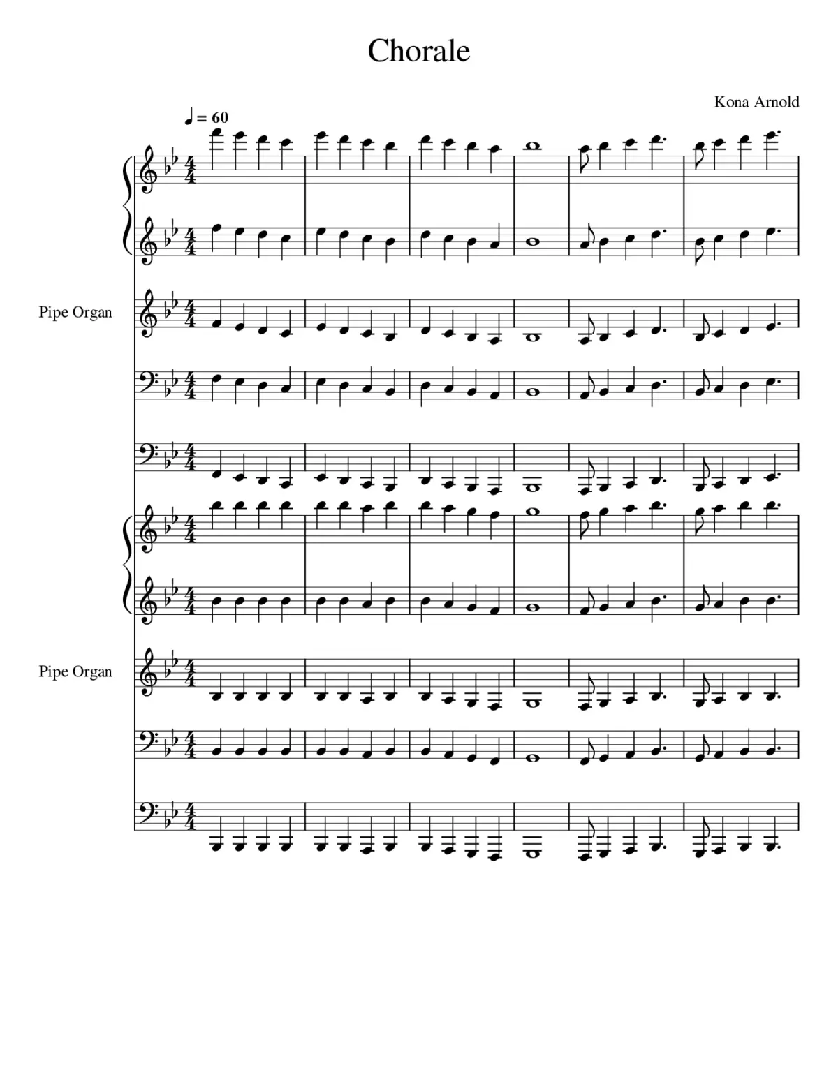 Chorale - Page 1