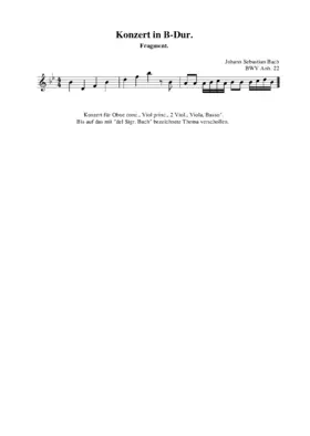 Concerto for Oboe and Violin