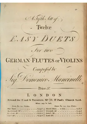 12 Easy Duets, Set 5