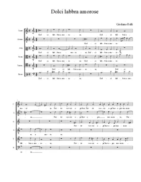 Dolci labbra amorose