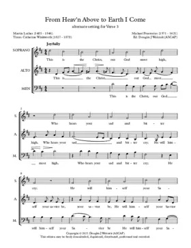 Vom Himmel hoch da komm ich her a 3