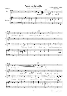 Have mercy upon me, HWV 248