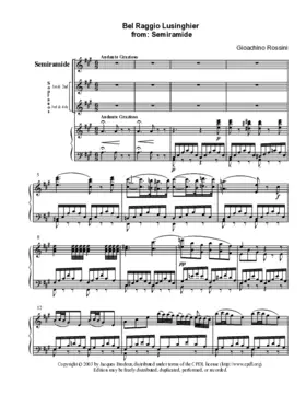 Bel Raggio Lusinghier (from 'Semiramide')